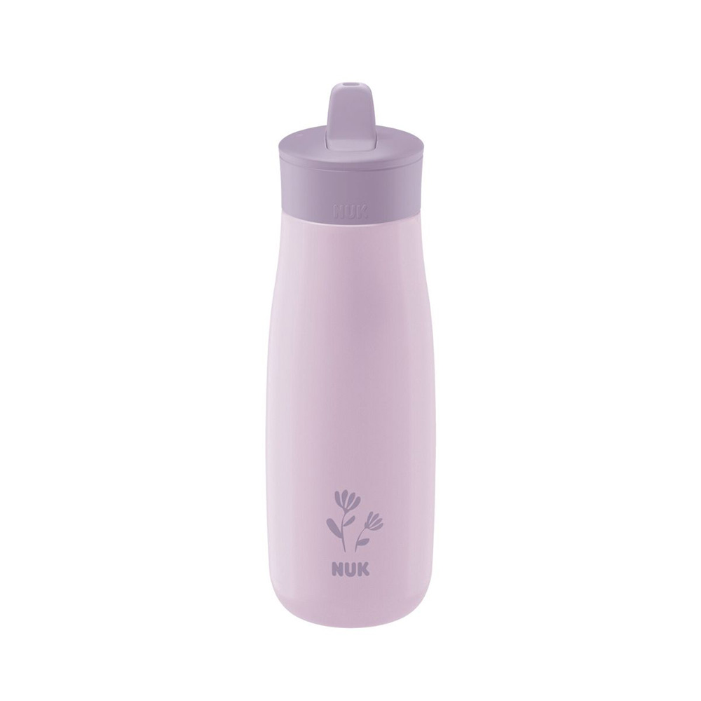 NUK Mini-Me Juomapullo terästä - Kukka 500 ml