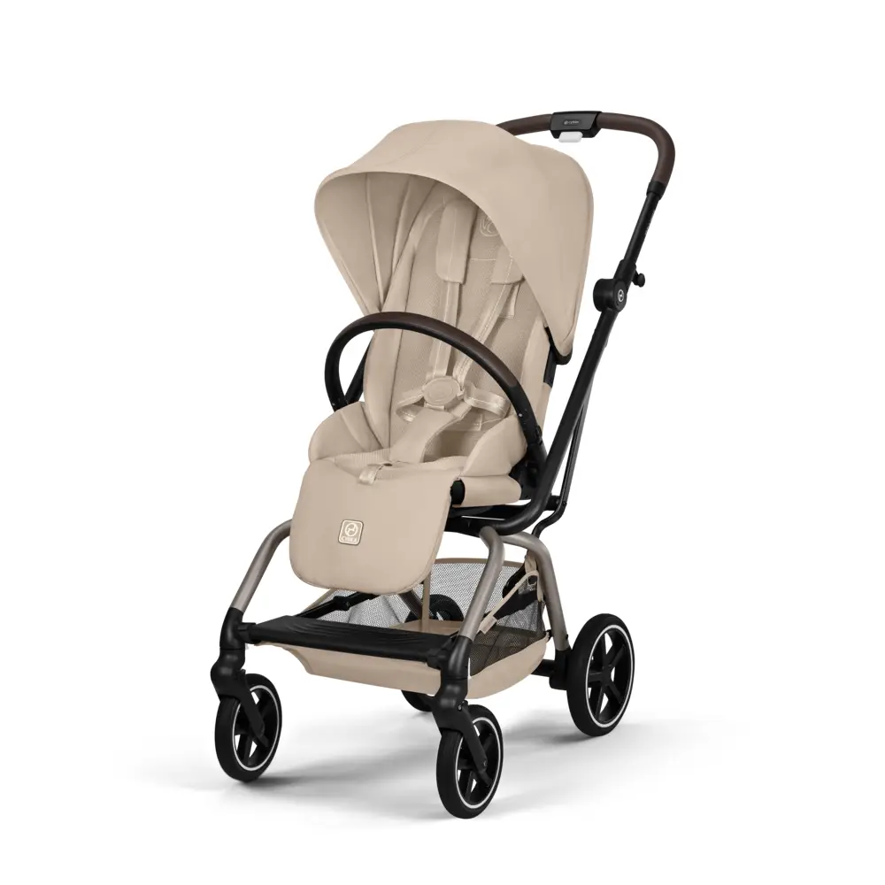 Cybex EEZY S TWIST -rattaat + 2 TPE-turvaistuinta, Almond Beige