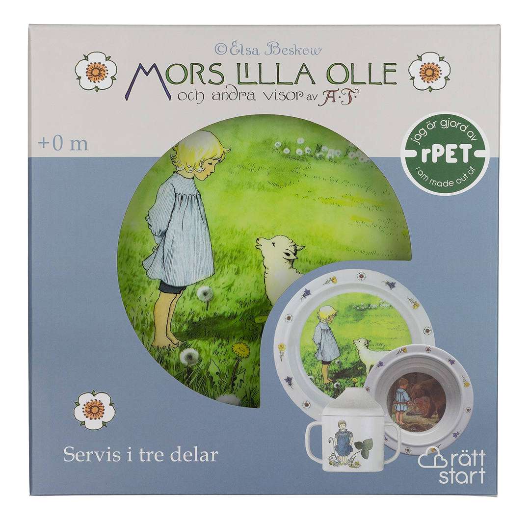 Rätt Start Elsa Beskow Visor Lasten setti 3 kpl.