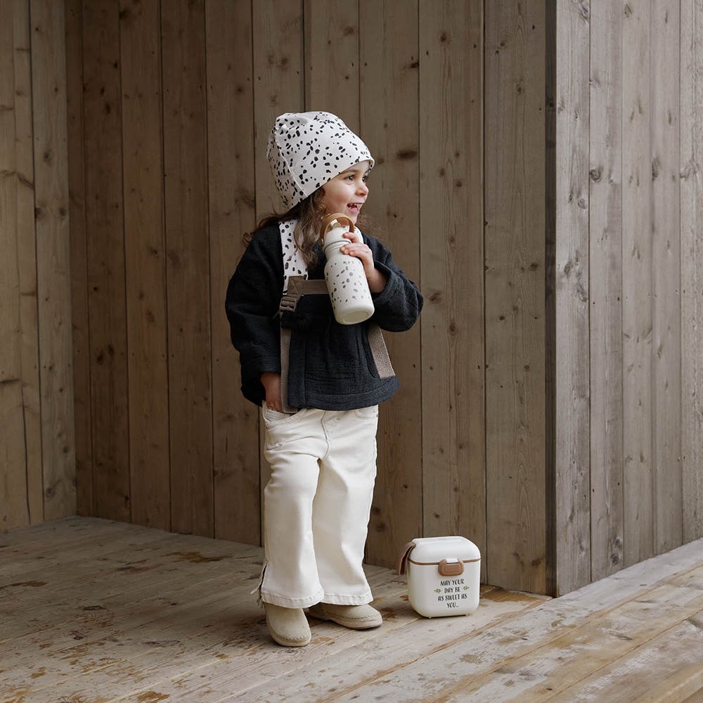 Elodie Details Light Beanie Dalmatian Dots 0-6m