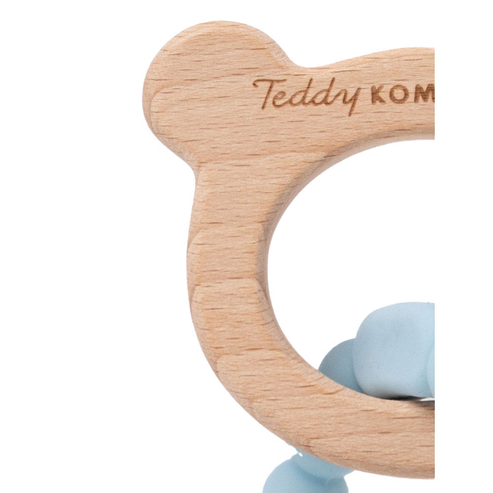 Teddykompaniet Purulelu Silikoni & Puu Teal