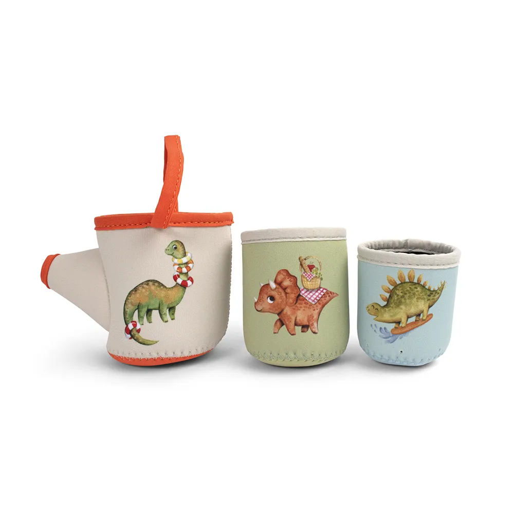 Filibabba Neopreeni kylpylelut - Dino Activity cups