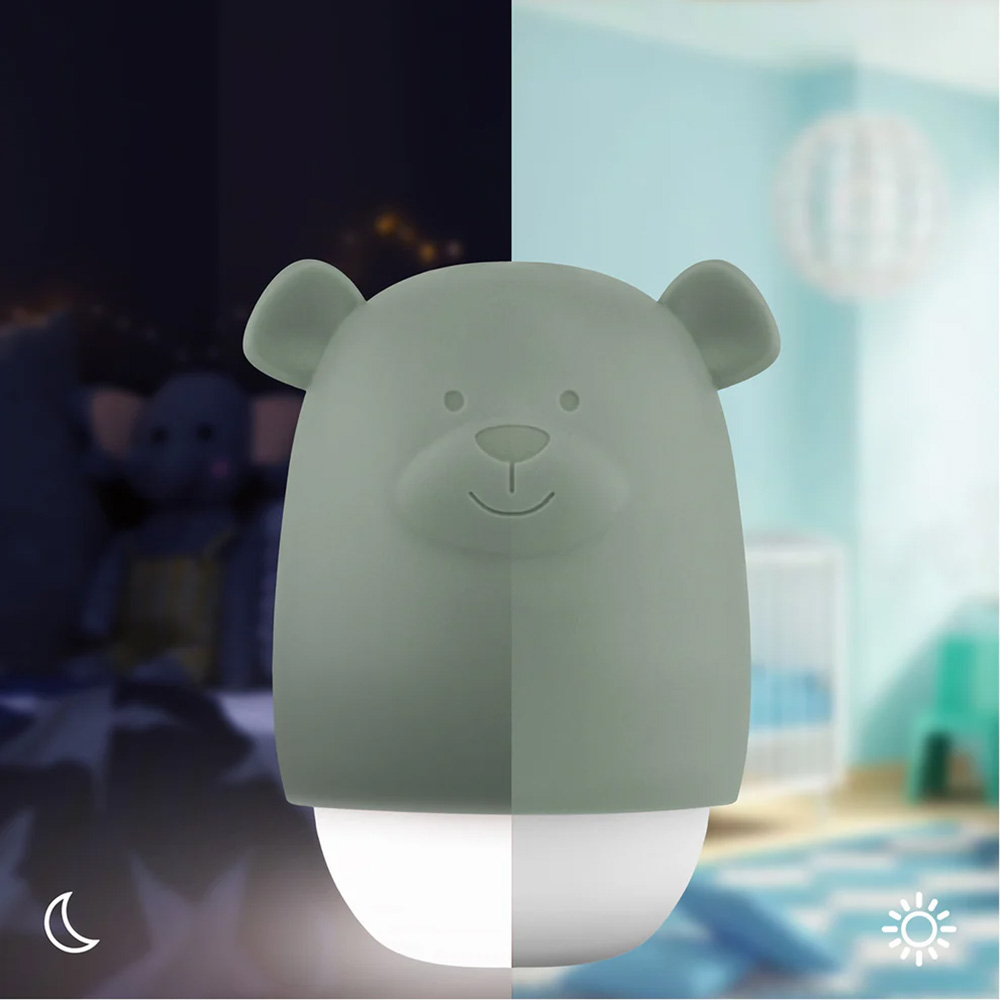  Zazu Benny the Bear Night Light - Salvia