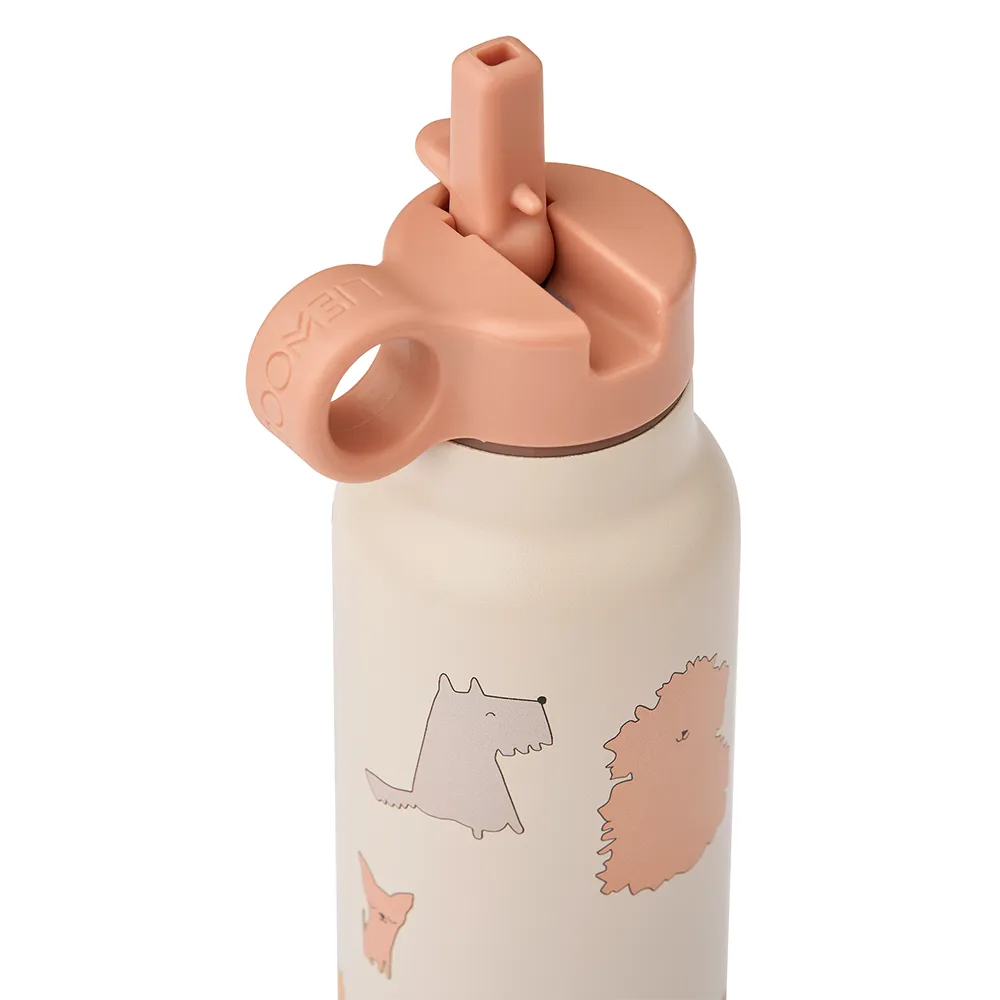 Liewood Falk vesipullo 350 ml Cats and Dogs/Sandy