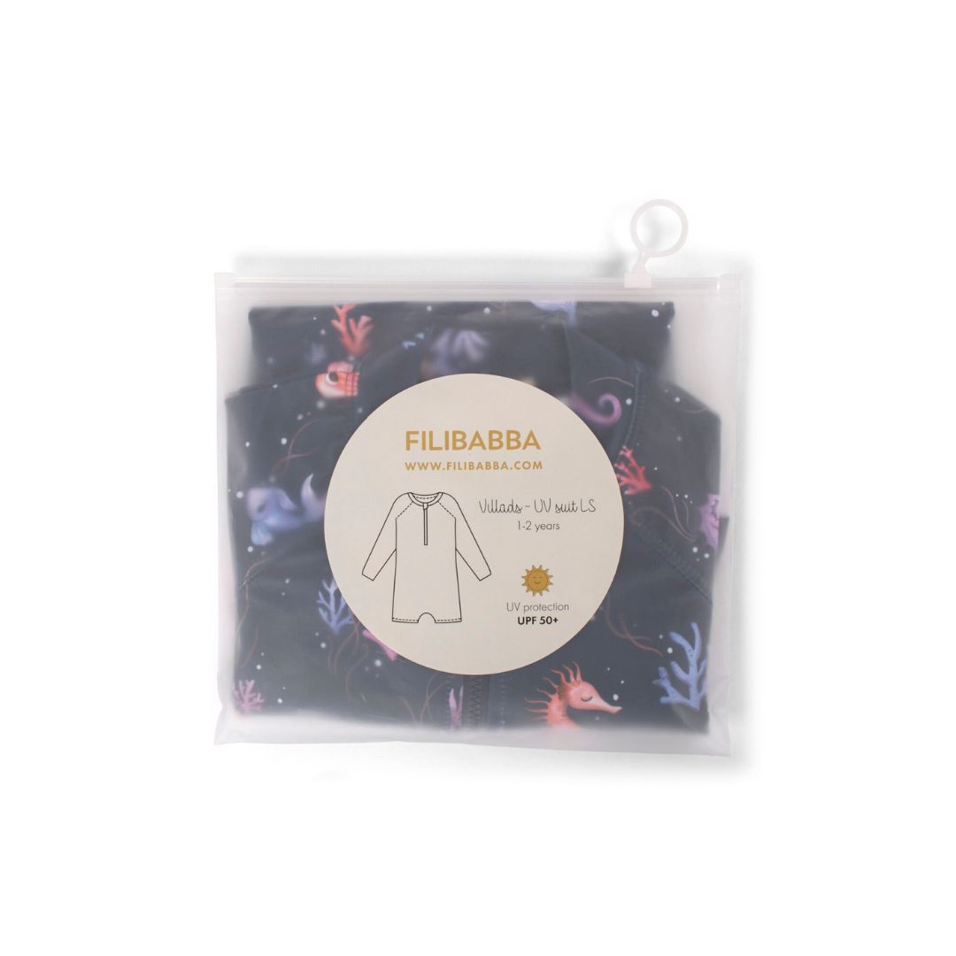 Filibabba Villads UV puku 1-2 vuotta Rainbow Reef