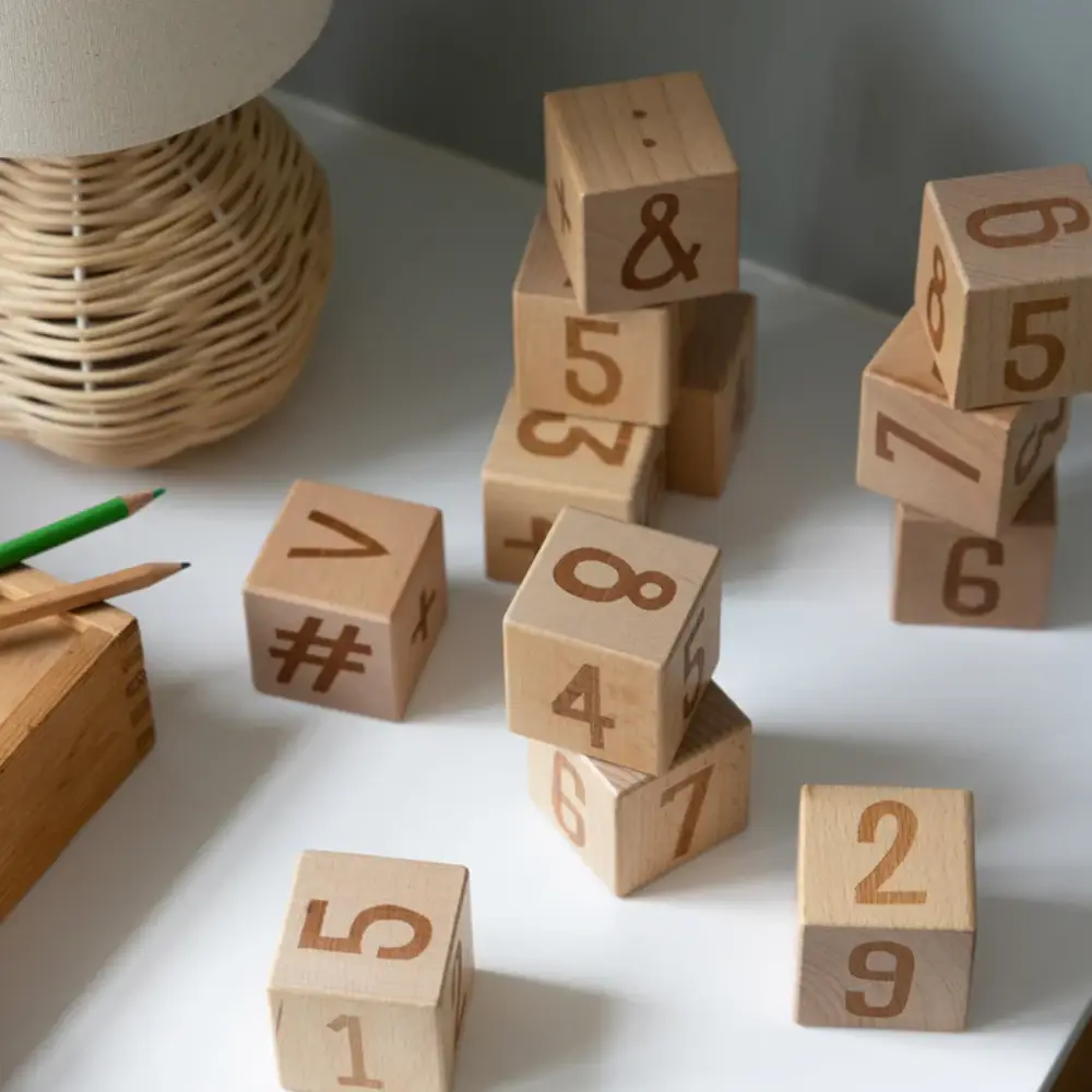 Sebra puiset numeropalikat, 12 kpl