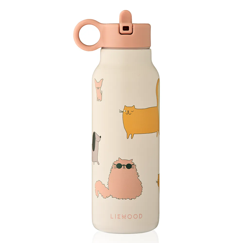 Liewood Falk vesipullo 350 ml Cats and Dogs/Sandy