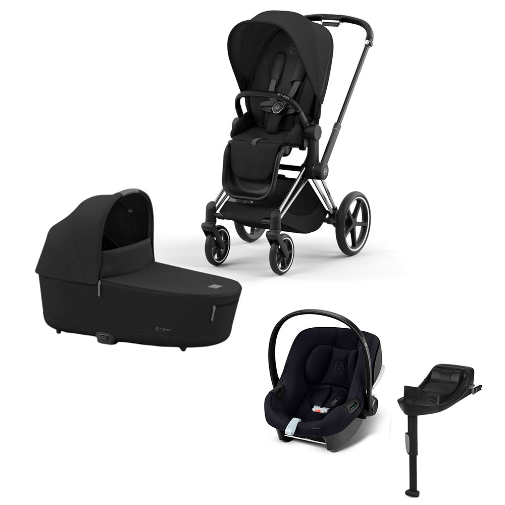 Cybex Priam + Cybex-vauvan turvaistuinpaketti