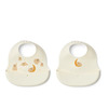 Liewood Ember Ruokalappu 2-pack Elephant / Creme de la creme