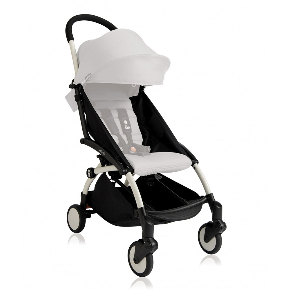 Babyzen YOYO2 runko istuinjalustalla - valkoinen