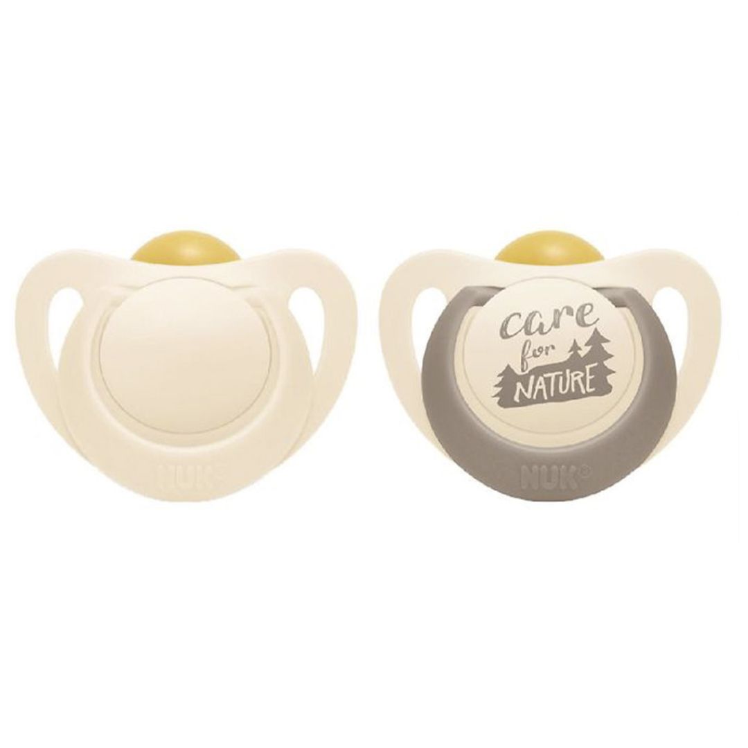 NUK for Nature -nukke lateksi 6-18m kerma