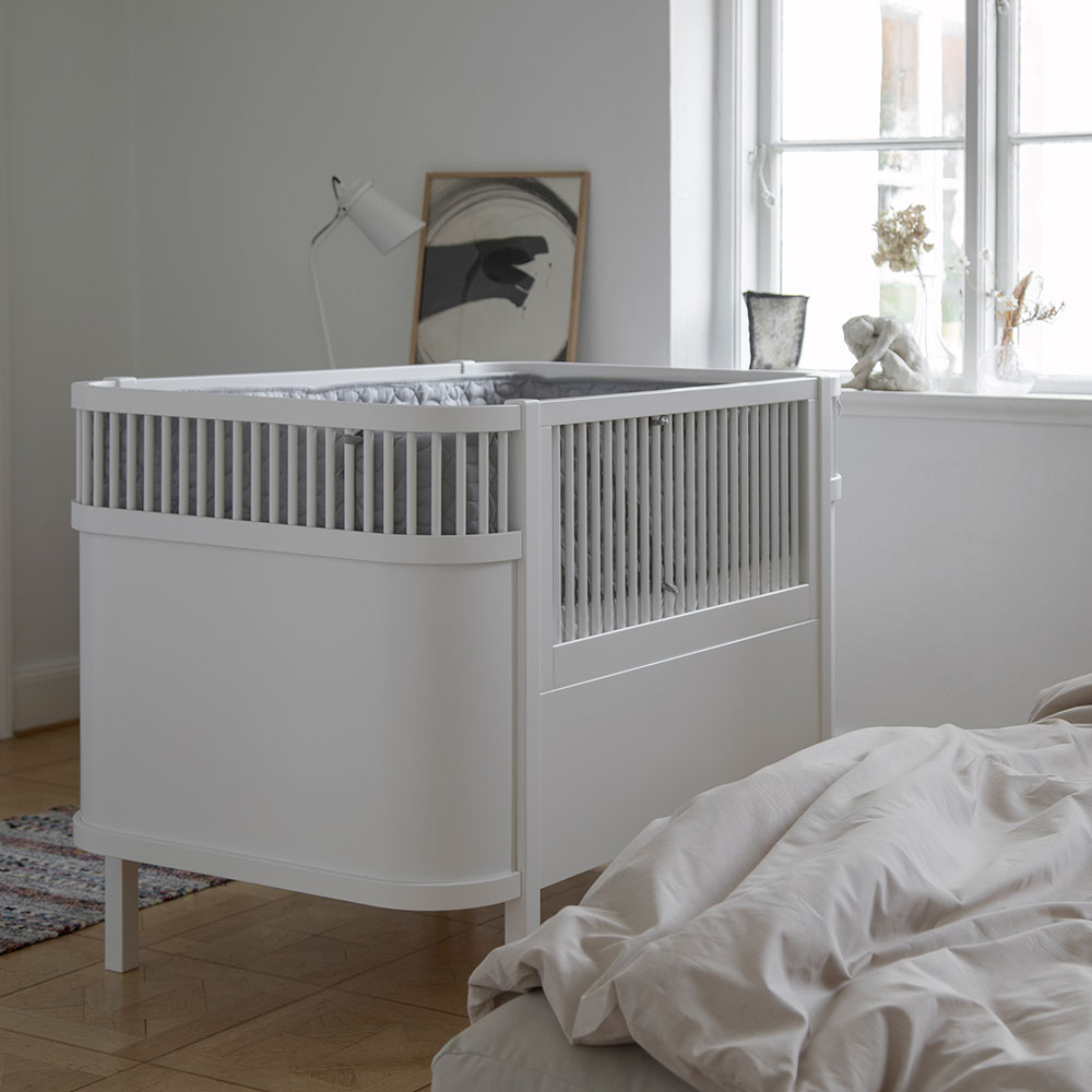 Sebra Baby & Junior Grow Bed Classic Valkoinen