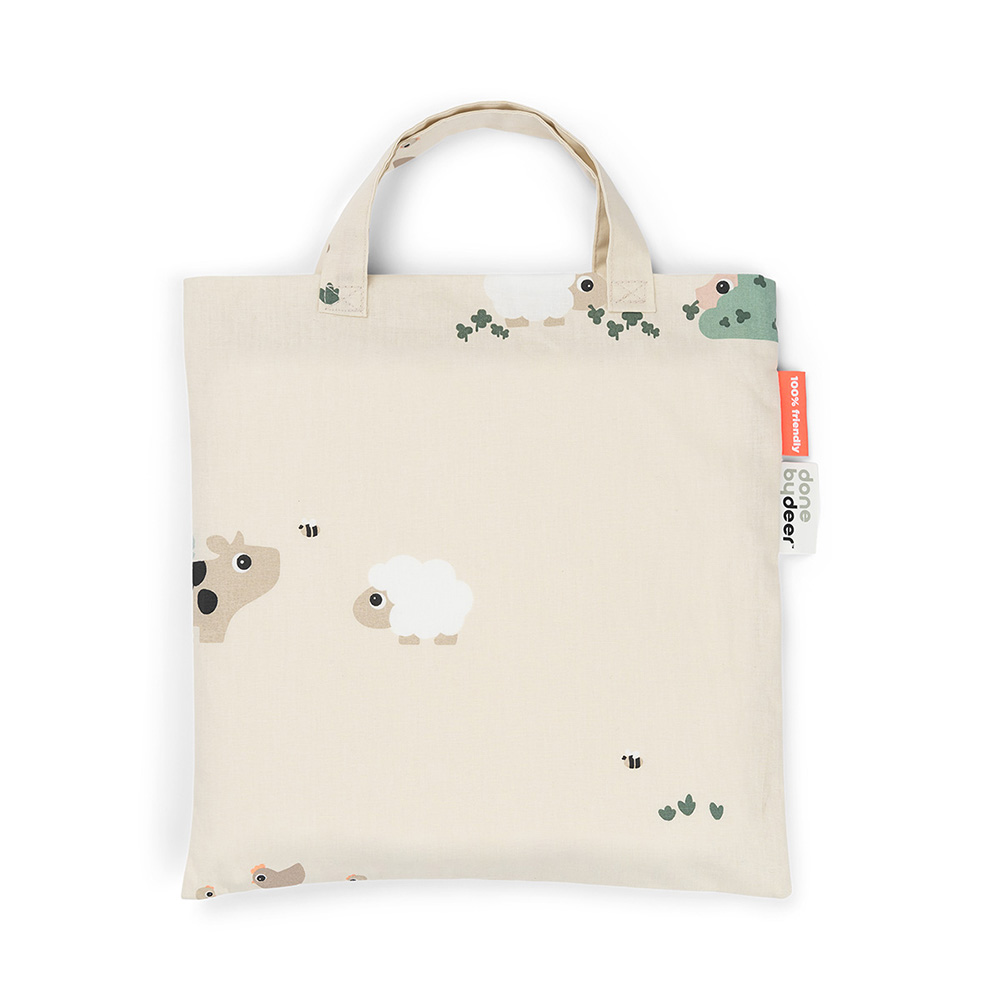 Doen by Deer vauvan vuodevaatteet setti Tiny farm Sand