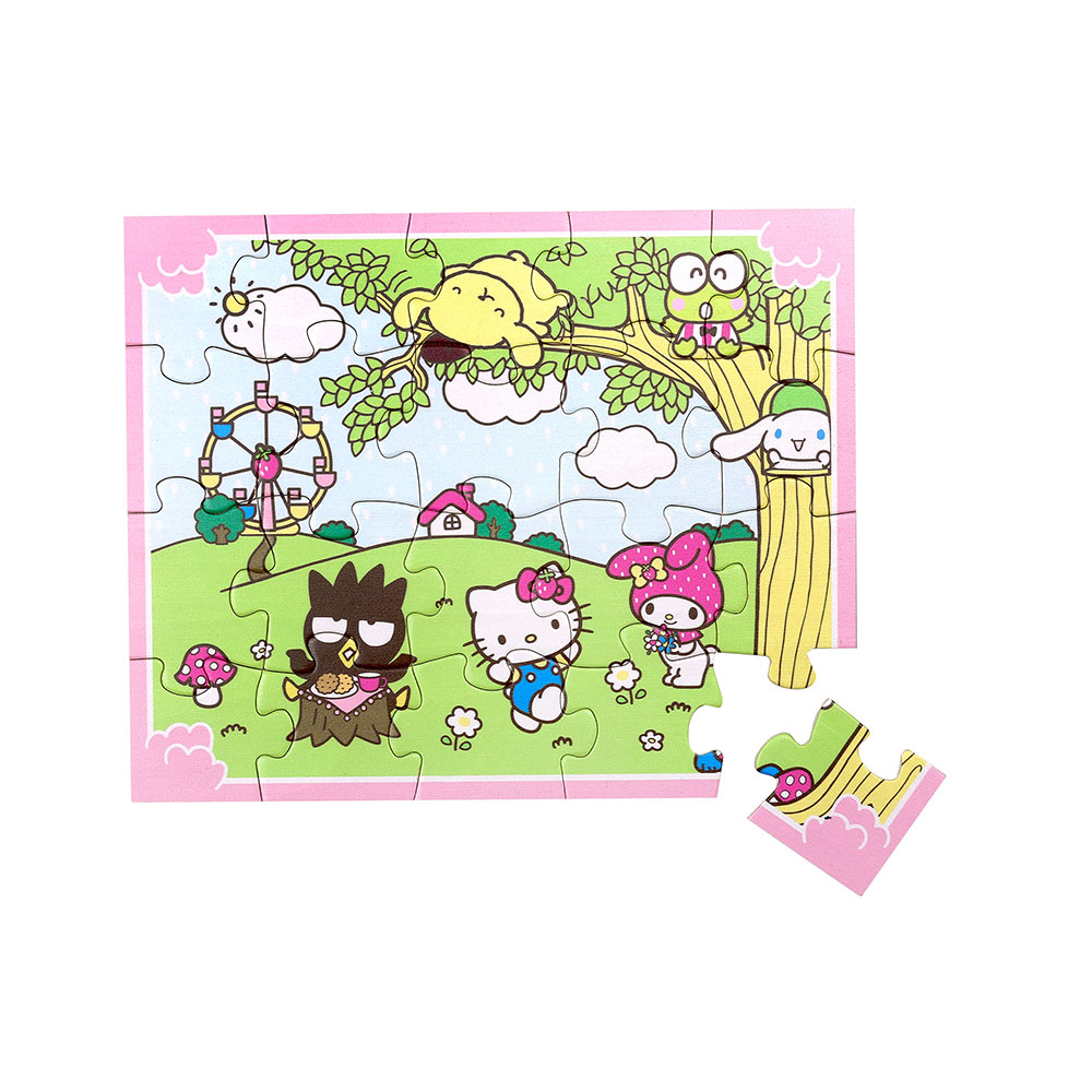 Hello Kitty puinen palapeli 20 palaa