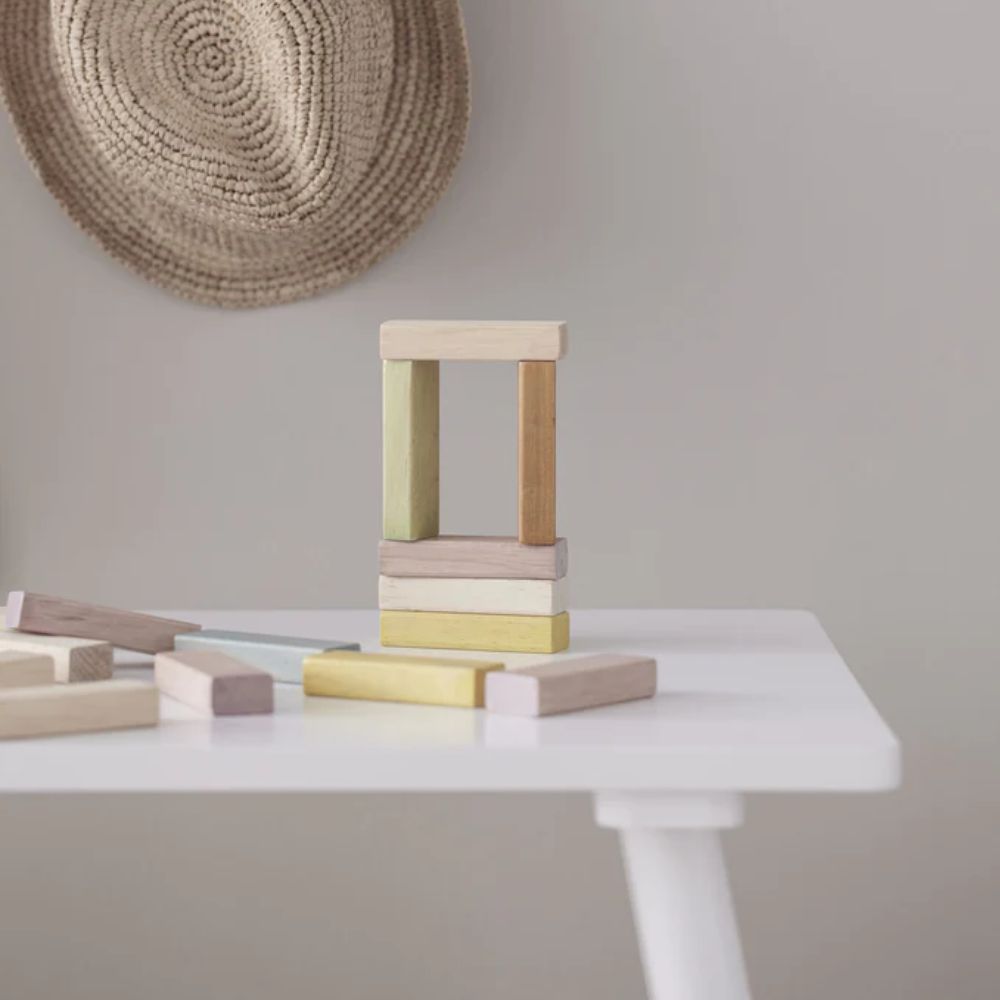 Kids Concept Rakennuspalikat puinen laatikko 