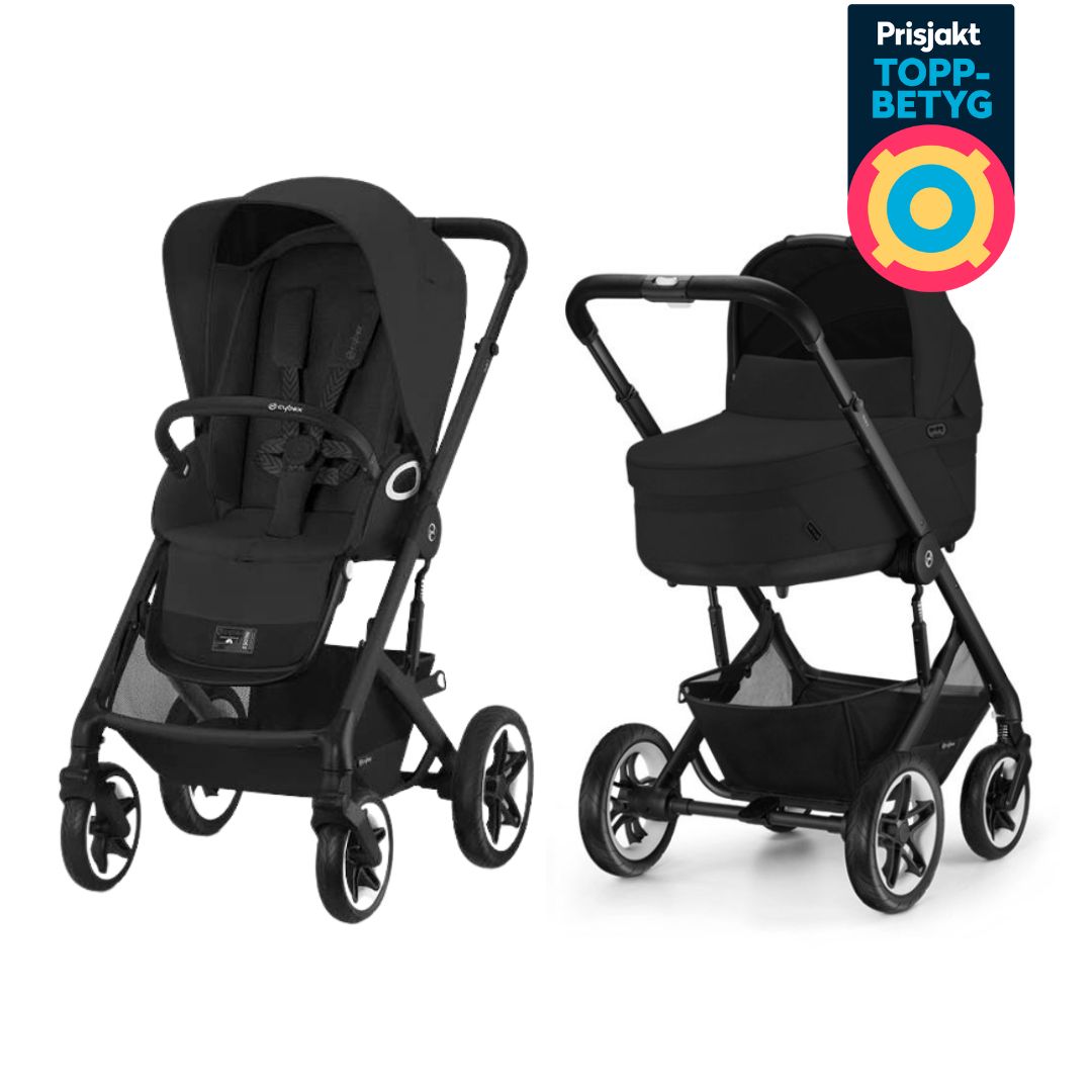 Cybex Talos S Lux -lastenrattaat Moon Black 2023