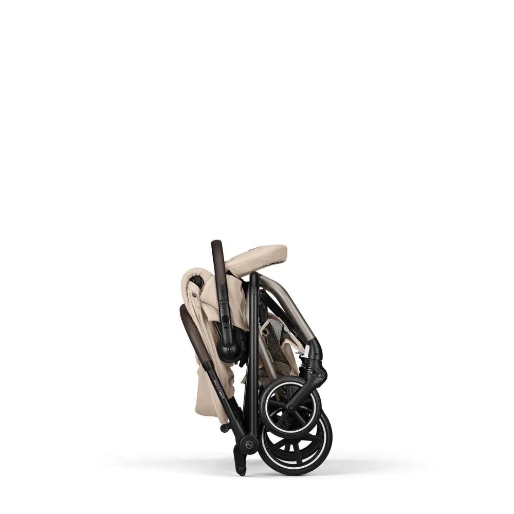 Cybex EEZY S TWIST -rattaat + 2 TPE-turvaistuinta, Almond Beige