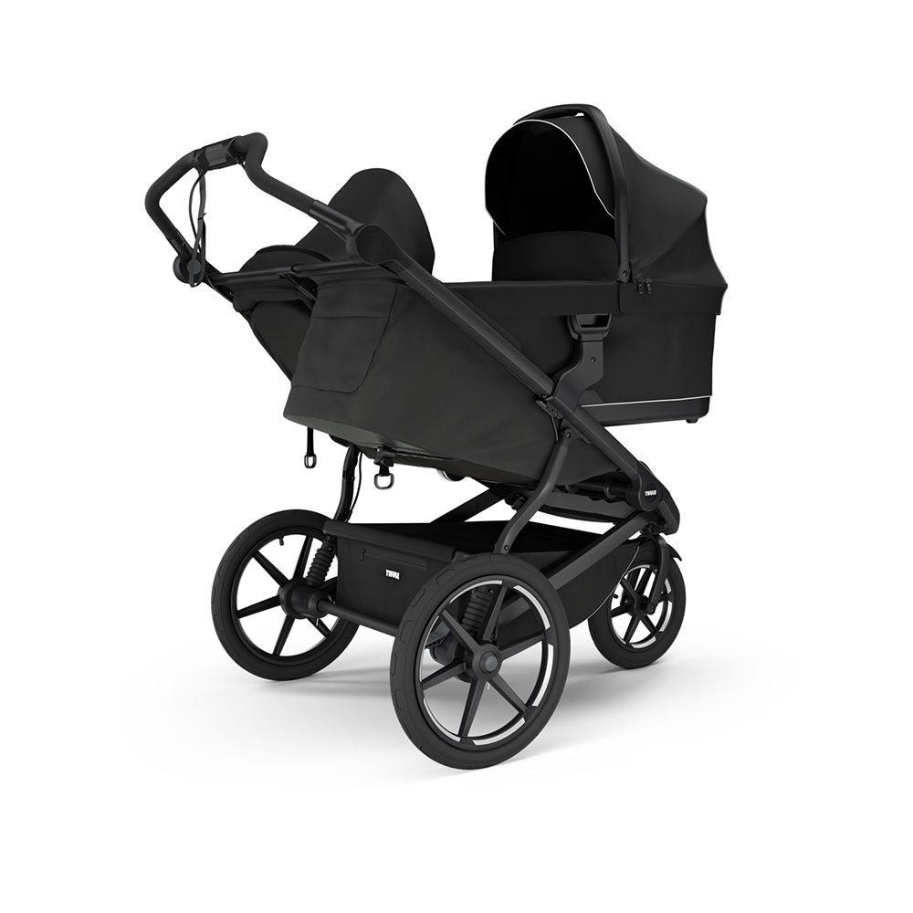 Thule Urban Glide 3 -lastenrattaat kahdelle lapselle