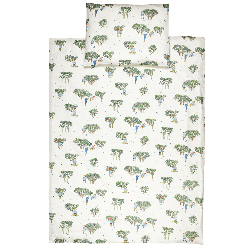 Rätt Start Beskow Putte i Blåbärsskogen Pussilakansetti vaunu/kehto