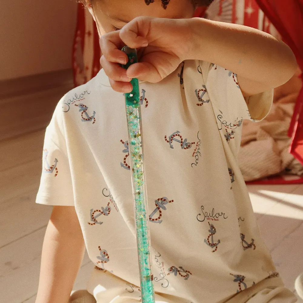 Konges Sløjd Glitteri-peikkosauva Green Mix