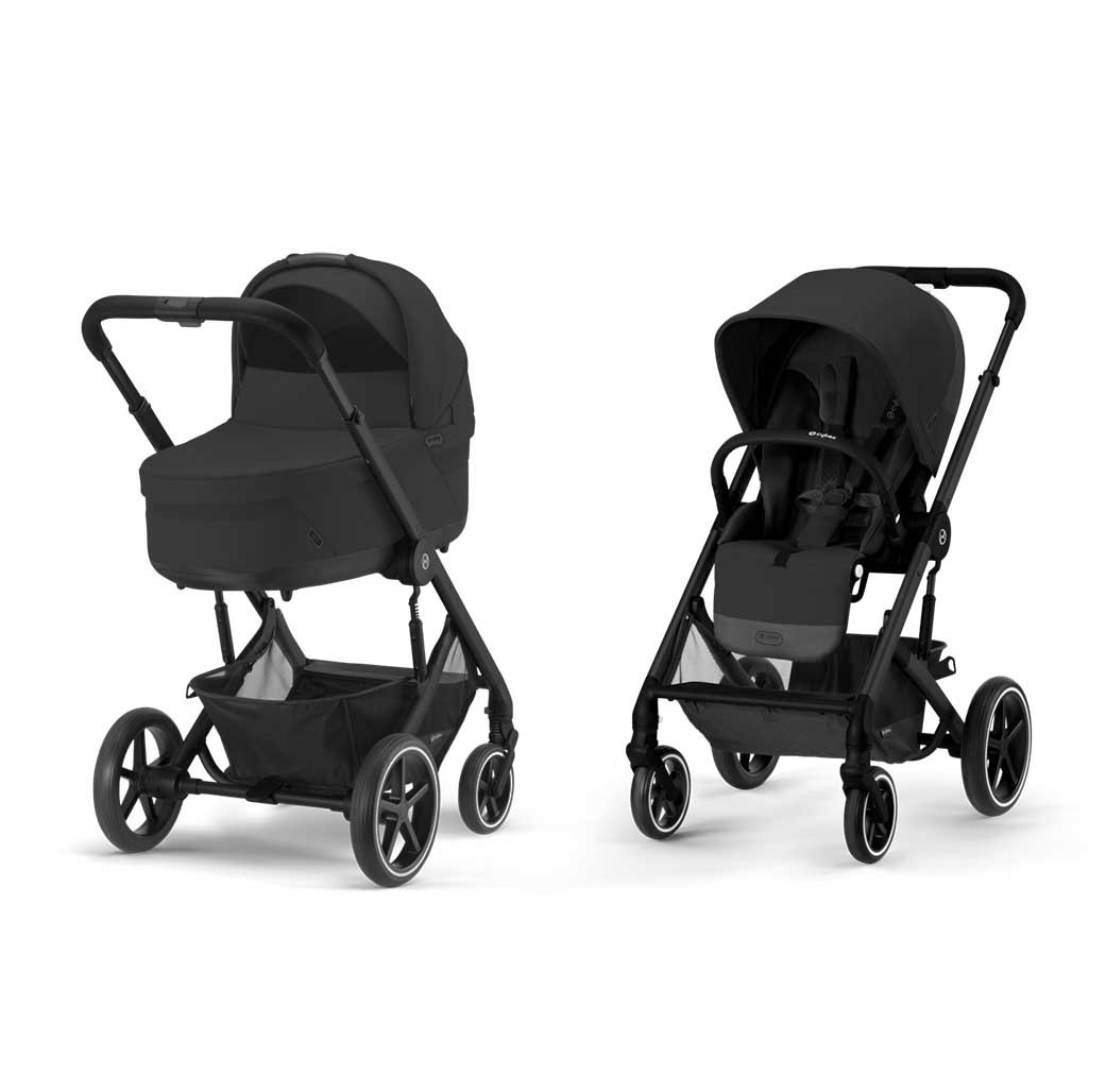Cybex Balios S Lux -lastenrattaat Moon Black 2023