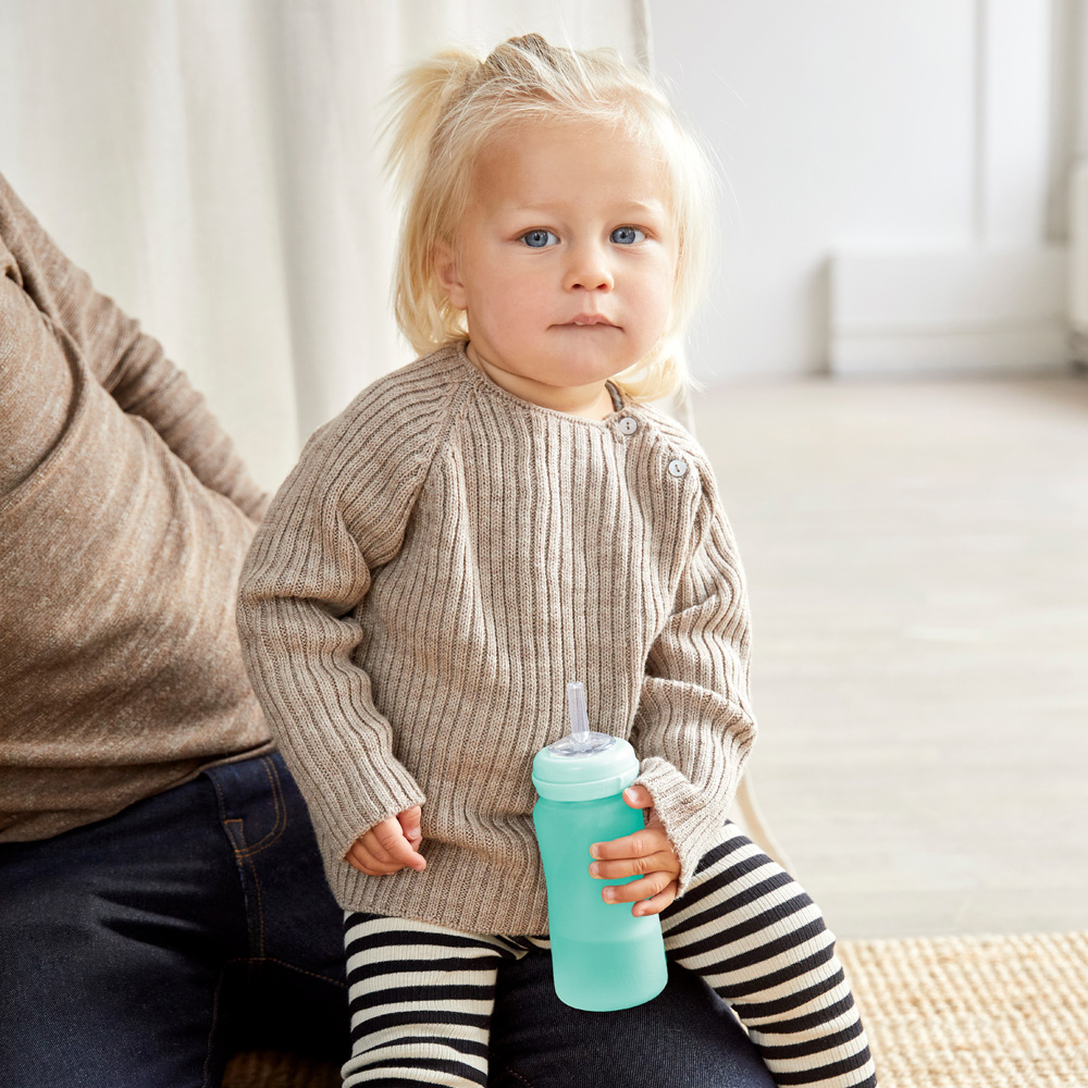 Everyday Baby -tuttipullo Healthy + 150 ml - Mintunvihreä