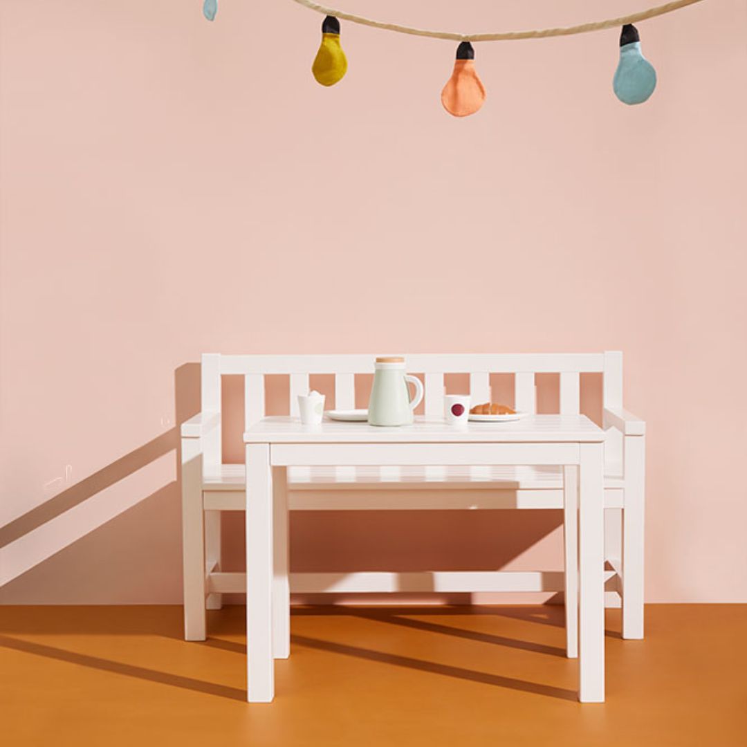 Kids Concept Puutarhakalusteet valkoinen