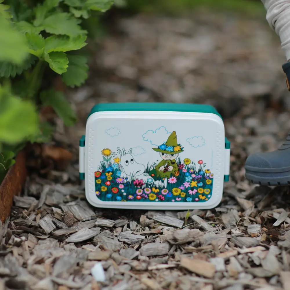 Rätt Start Mumin Äng lounaslaatikko vihreä