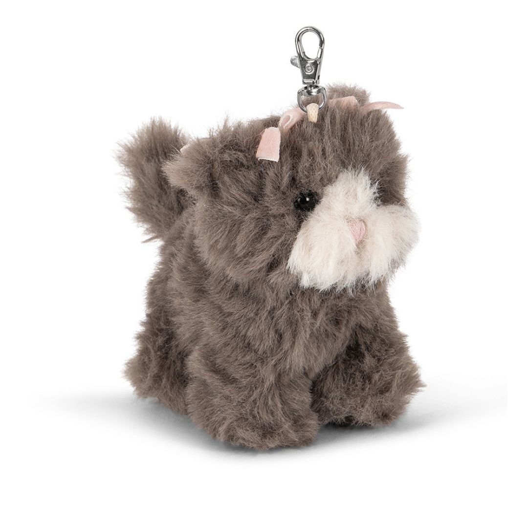 Konges Sløjd Animal Bag Charm Grey Cat-One Size