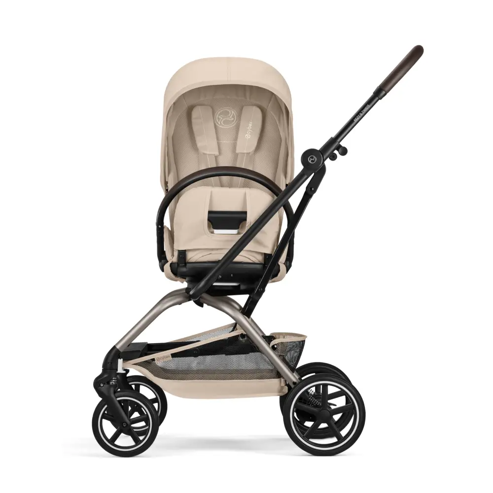 Cybex EEZY S TWIST -rattaat + 2 TPE-turvaistuinta, Almond Beige