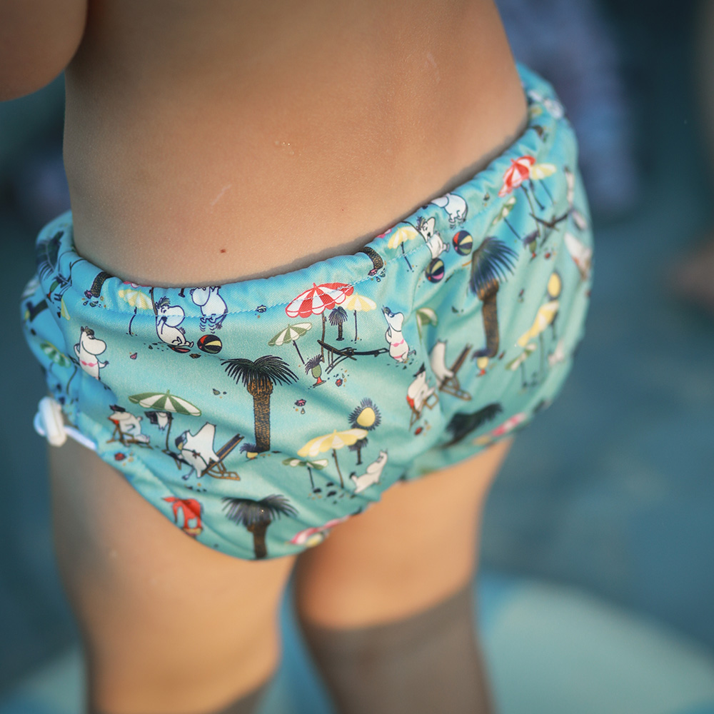 Rätt Start Moomin, Uimavaippa, sininen, (koko 74/80 6-18 kk)