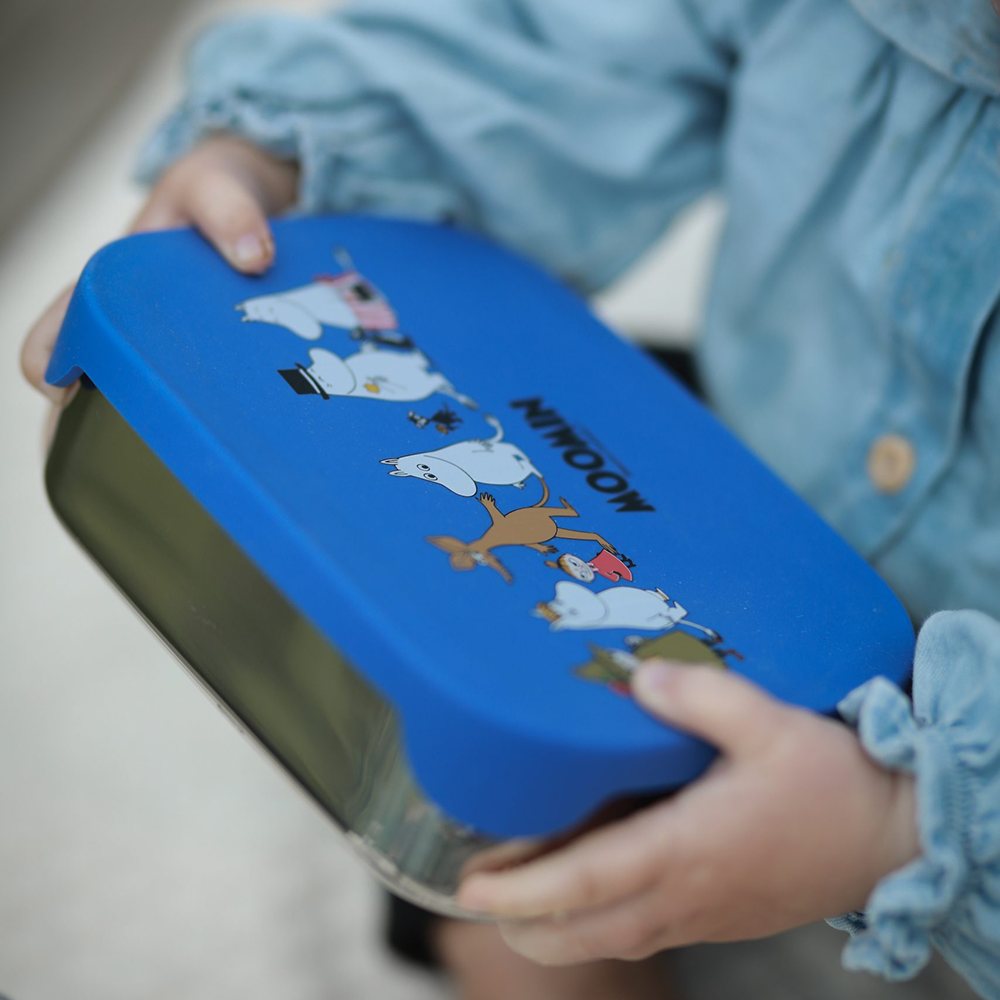Rätt start Muumiperhe, Tin Lunch Box, Sininen