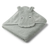 Liewood Albert hupullinen pyyhe Hippo dove blue 6965