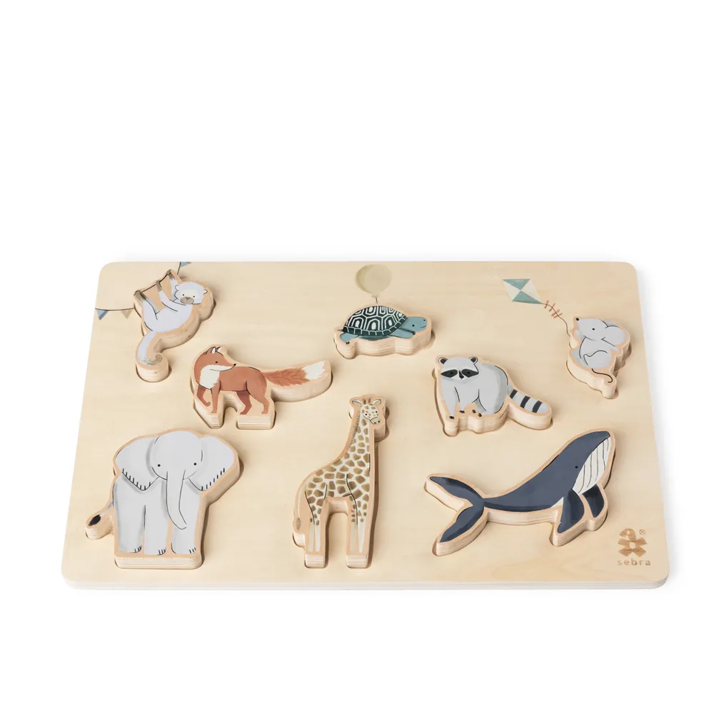 Sebra puinen nuppipalapeli, World of Sebra