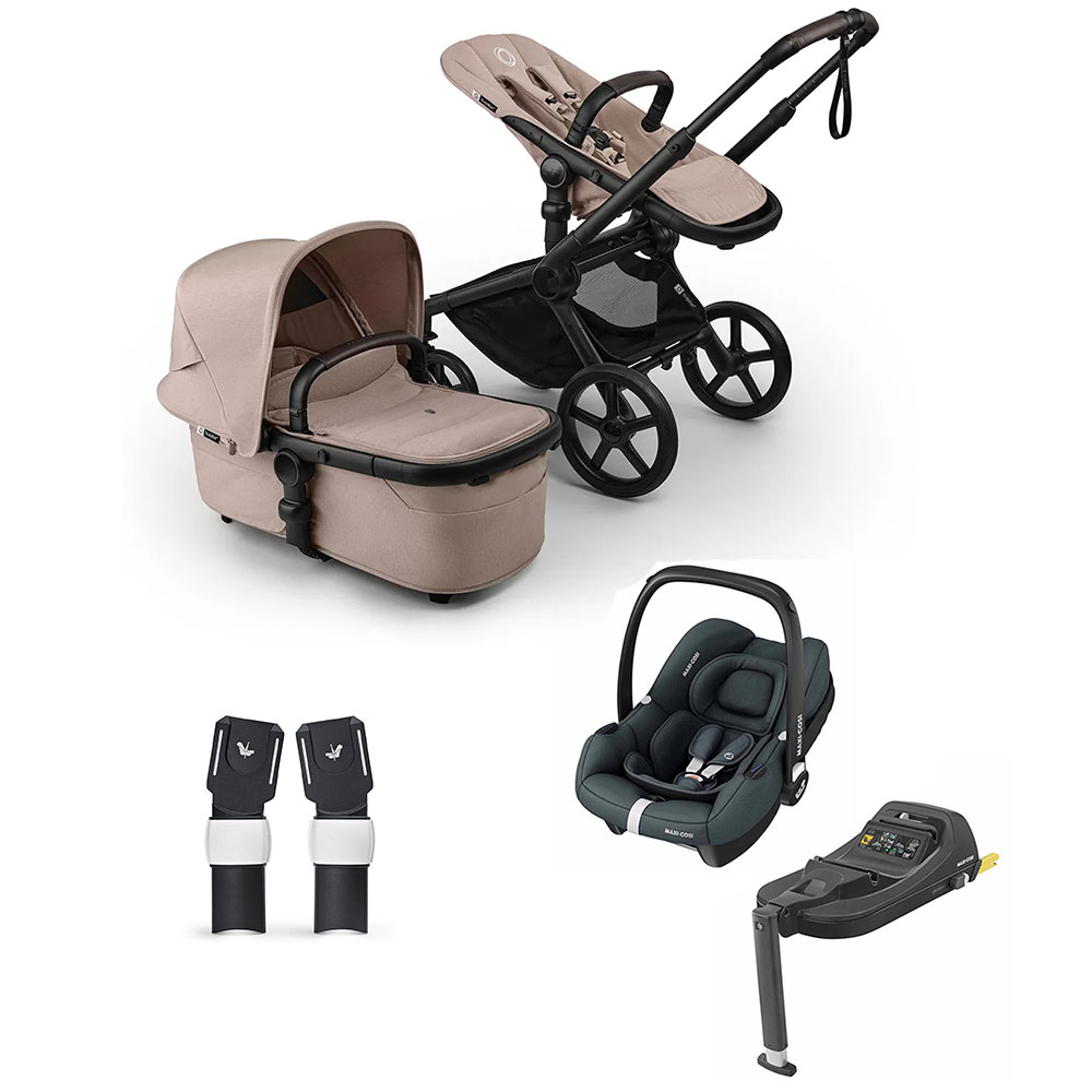 Bugaboo Fox 5 Renew + Maxi-Cosi Cabriofix -lastenrattaiden lastenrattaiden paketti