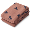  Liewood Lewis musliinikangas 2 kpl Horses / Dark rosetti