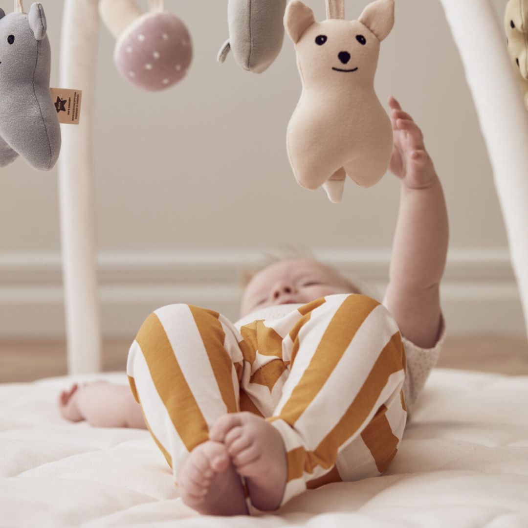 Kids Concept Baby Gym tekstiili luonnonvalkoinen