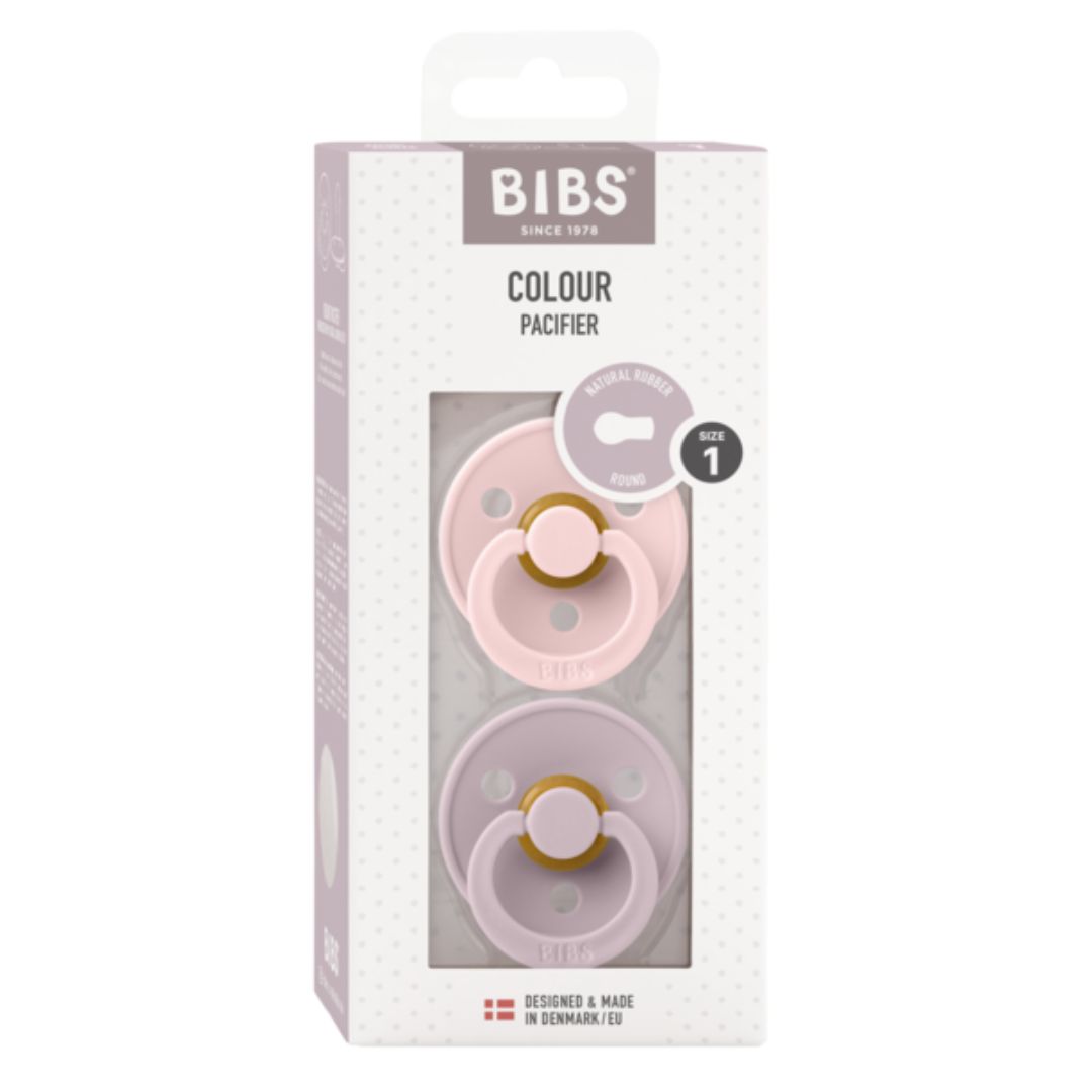 Nappulaliinat Napp 2-pack 0-6m Blossom/Dusky Lilac (kukkaisu/ hämärä liila)