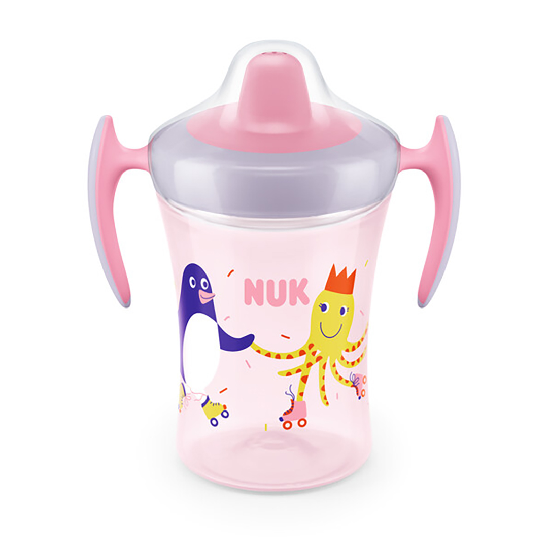 NUK Evolution Trainer -kuppi vaaleanpunainen