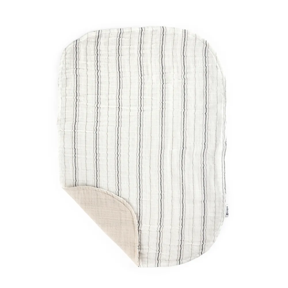 Sebra hoitoalustaliina 2-pakkaus musliini Stripe