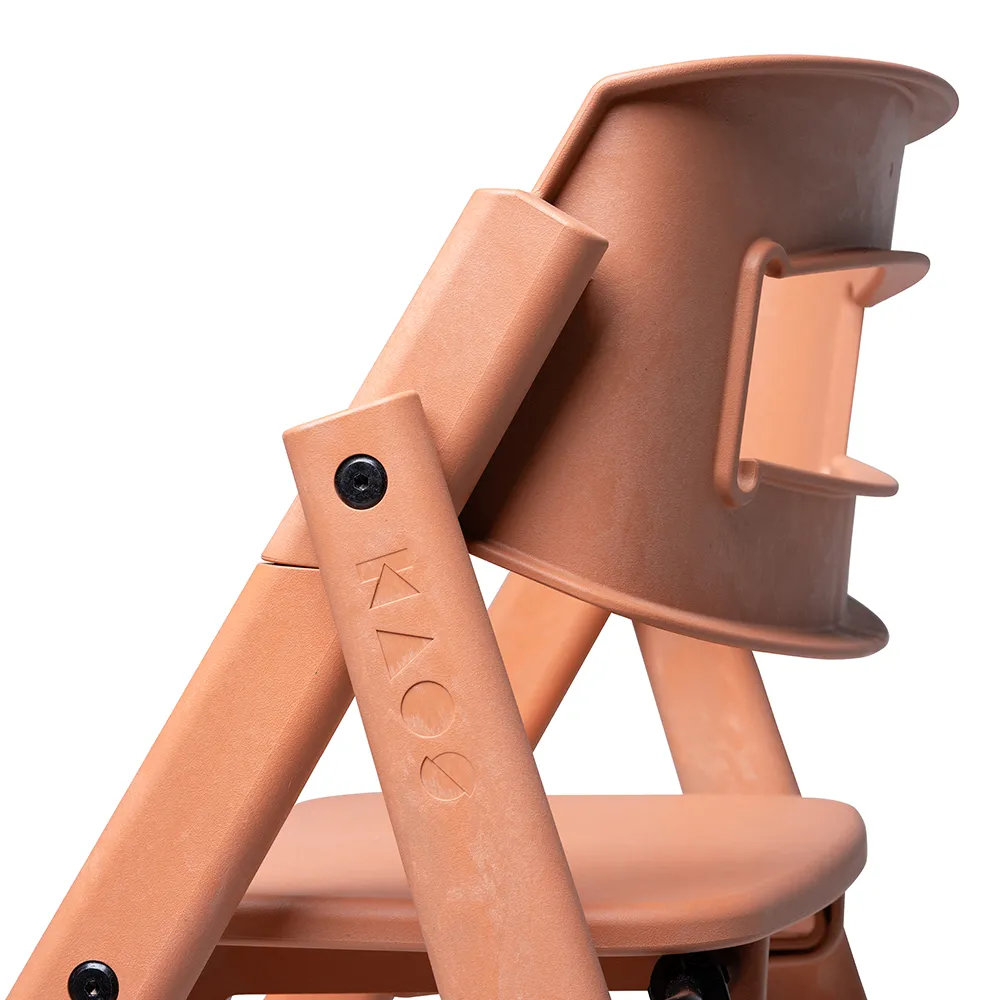 Kaos Klapp Syöttötuoli Kierrätetty muovi Terracotta Pink
