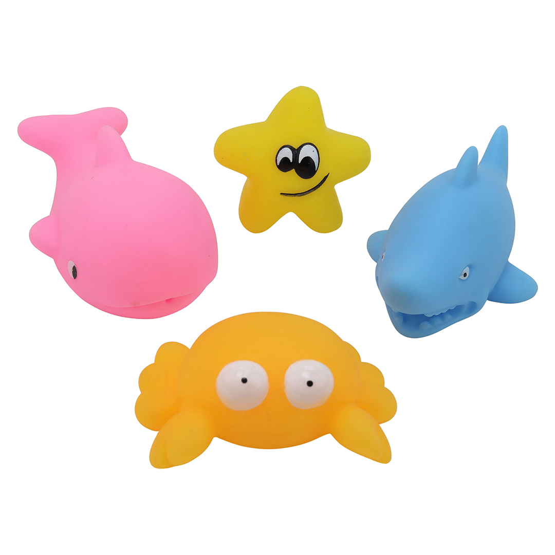 Rätt Start Coral Animal Kylpylelu 4-pakkaus