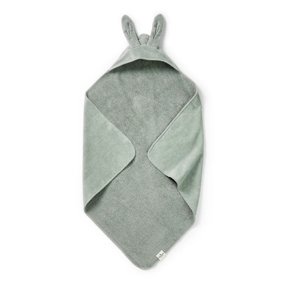 Elodie Huppupyyhe Mineral Green Bunny