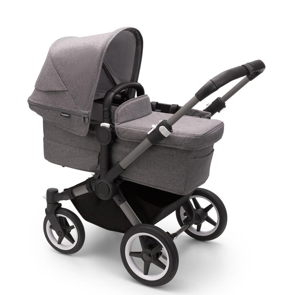 Bugaboo Donkey 5 Lastenrattaat Mono Graphite/Grey Melange (grafiitti/harmaa)