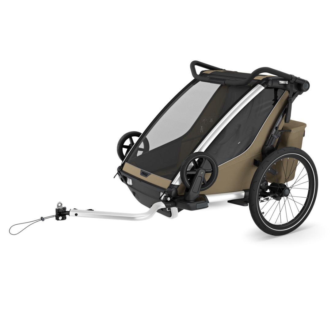 Thule Chariot Cross 2 Khaki kaksoispolkupyöräperävaunu