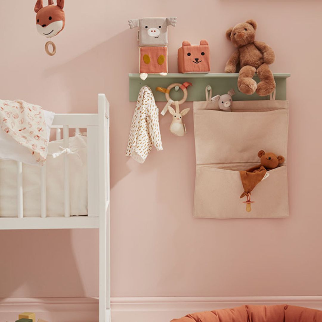 Kids Concept ripustettava säilytystekstiili luonnonvalkoinen