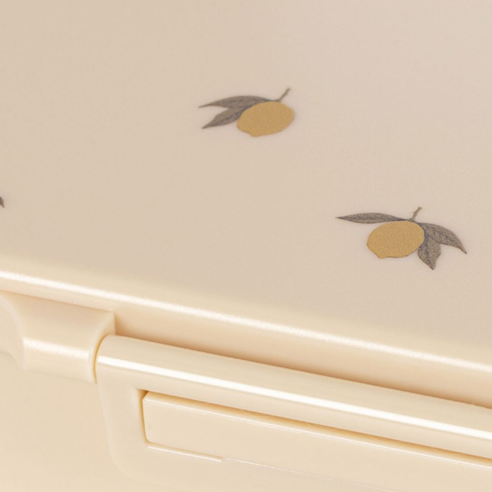 Konges Sløjd Bento Lunch Box Lemon Aop-One Size
