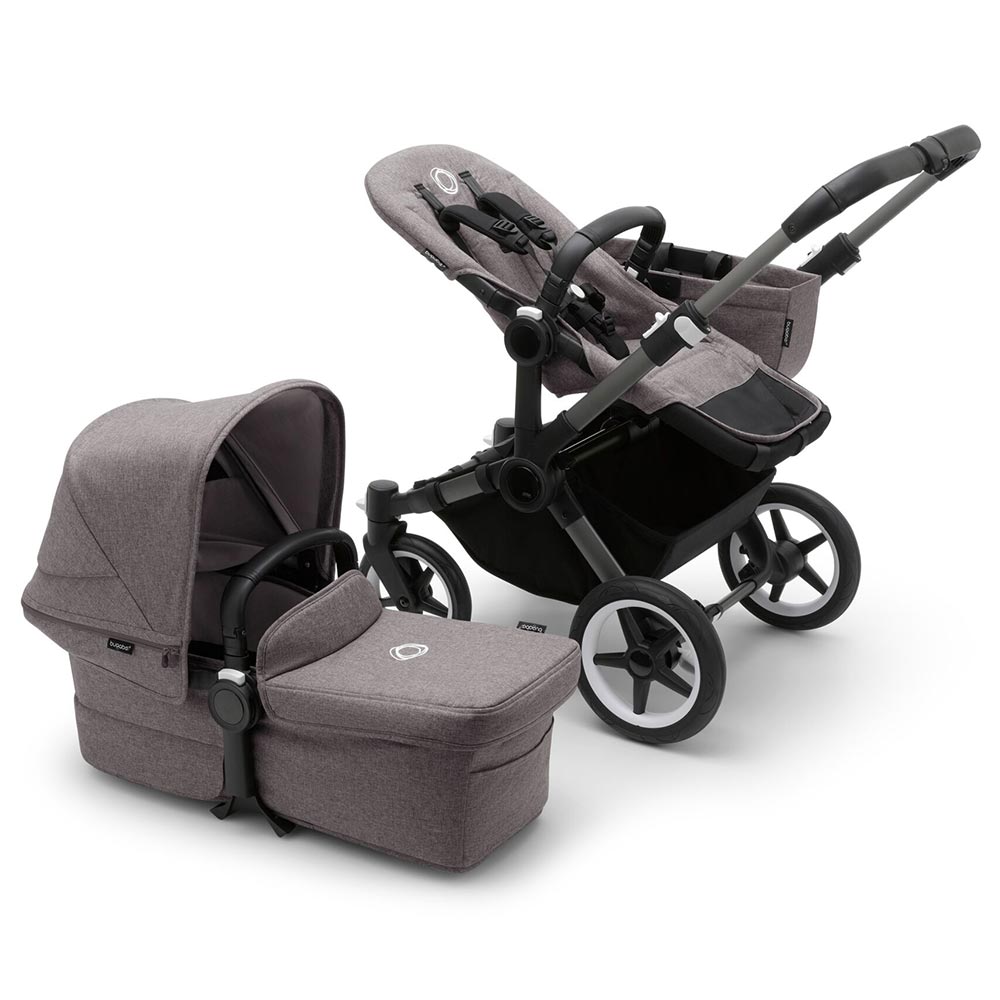 Bugaboo Donkey 5 Lastenrattaat Mono Graphite/Grey Melange (grafiitti/harmaa)