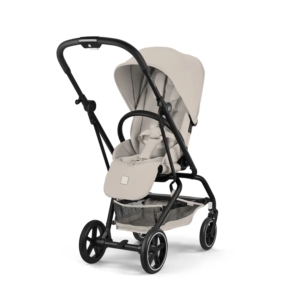 Cybex EEZY S TWIST -rattaat+ 2 mustaa, Dune Grey