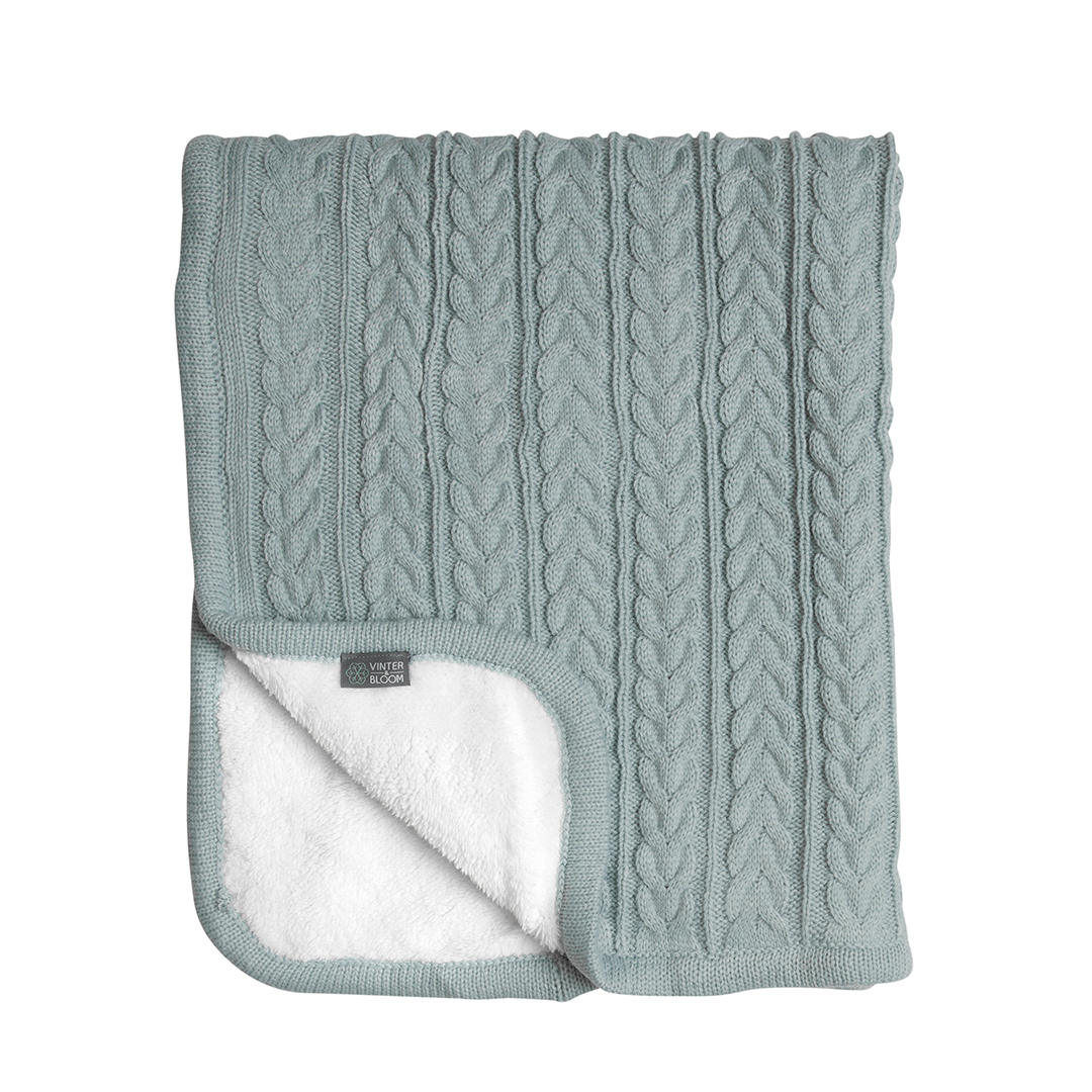 Vinter & Bloom Cuddly vauvan peitto Sage Vihreä